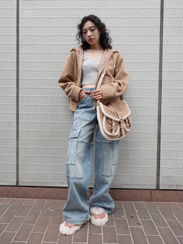 ゆるふわで歩けるモコモコのスタイリング | スナップ詳細 | マイケル  